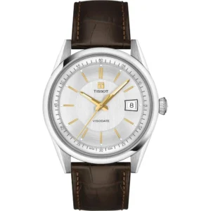 RELOJ TISSOT VISODATE AUTOMÁTICO PARA UNISEX SILVER