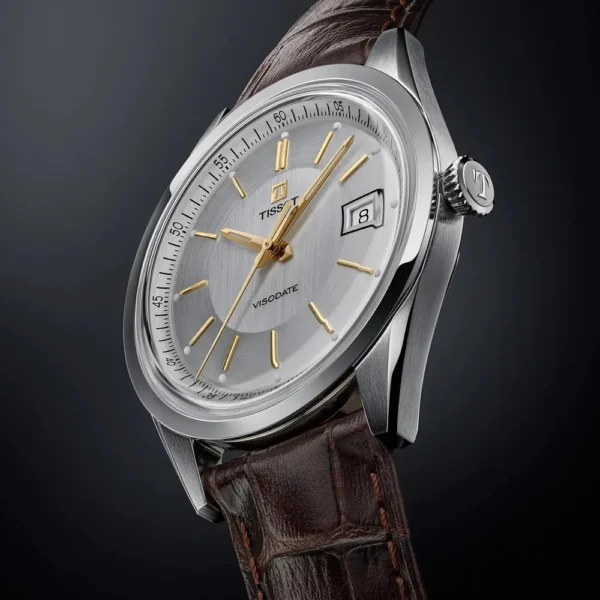 RELOJ TISSOT VISODATE AUTOMÁTICO PARA UNISEX SILVER