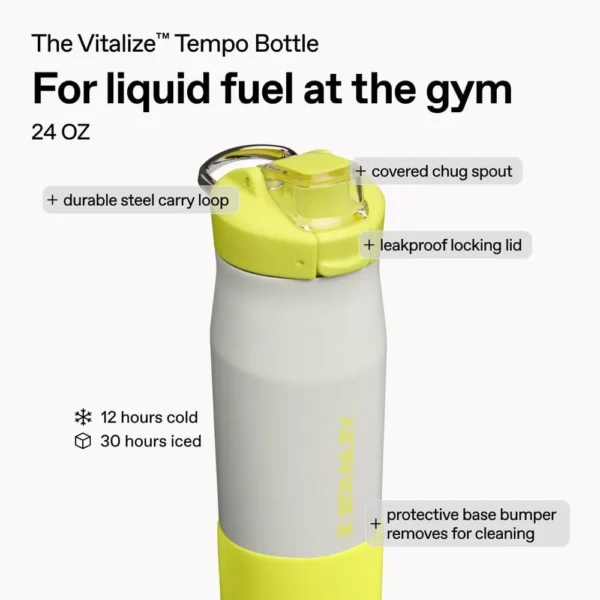 STANLEY VITALIZE TEMPO BOTELLA DE AGUA 24 OZ / 710 ML | PIEDRA PÁLIDA ATÓMICA