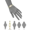 Anne Klein 10/4899SVTT reloj clásico para mujer | 16 mm - Dorado/Plateado