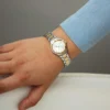 Anne Klein 10/5491SVTT reloj para mujer con diseño tipo pulsera | 27 mm - Plata/Oro