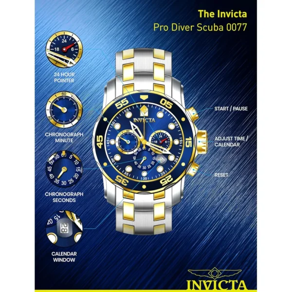 Invicta Pro Diver Scuba 0077 Azul