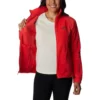 CASACA COLUMBIA BENTON SPRINGS  MUJER | 1X | Red Hibiscus