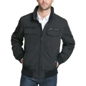 TOMMY HILFIGER CASACA BOMBER PARA HOMBRE | S | Black