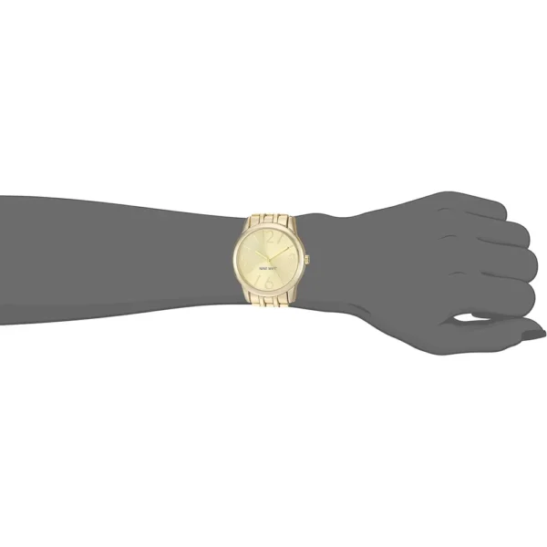 Nine West NW/1578CHGB reloj femenino con brazalete | 39 mm - Oro