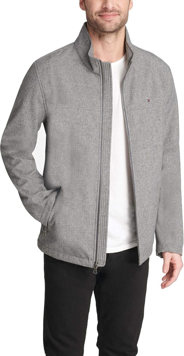 b00yz8o1oo_0.jpeg TOMMY HILFIGER CASACA ACTIVE SOFTSHELL PARA HOMBRE | S | Heather Gray