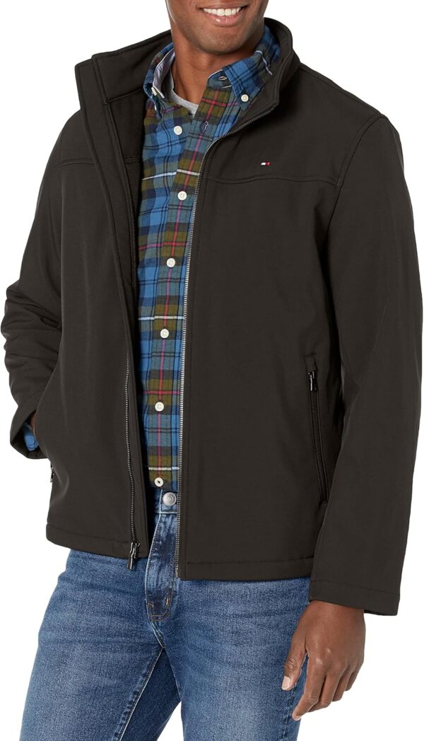 b01awu2hmq_0.jpeg TOMMY HILFIGER CASACA ACTIVE SOFTSHELL PARA HOMBRE | S | Black