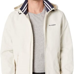 TOMMY HILFIGER CASACA BOMBER REGATTA LIGERA PARA HOMBRE | L | Silver (Silver Birch)