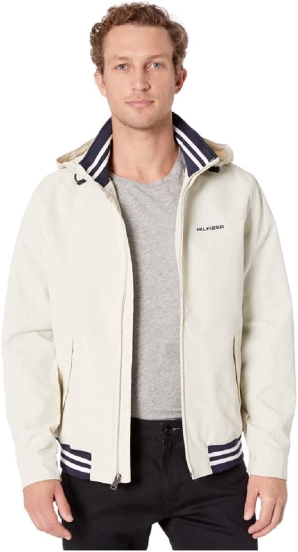 b01kx6m8c8_0.jpeg TOMMY HILFIGER CASACA BOMBER REGATTA LIGERA PARA HOMBRE | L | Silver (Silver Birch)