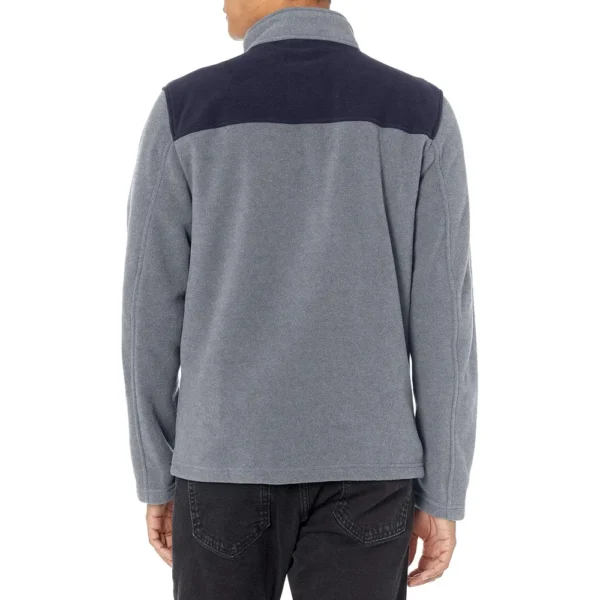 TOMMY HILFIGER CASACA CLÁSICA DE VELLÓN PARA HOMBRE | M | Navy Blue/Light Gray