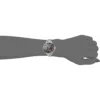 Nine West NW-2044FLBY reloj con esfera decorada y correa lisa para mujer | 38 mm - Negro/Plata