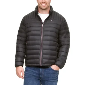 b07gfnhxns_0_webp.webp TOMMY HILFIGER LEGACY ULTRA LOFT CASACA PARA HOMBRE | XL | Black