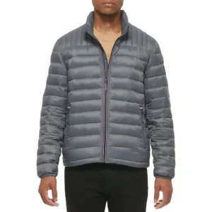 TOMMY HILFIGER CASACA ACOLCHADA ULTRALIGERA PARA HOMBRE | Medium | Charcoal