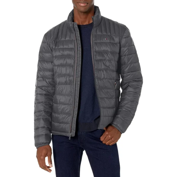 b07gg53ygf_0_webp.webp TOMMY HILFIGER CASACA ACOLCHADA ULTRALIGERA PARA HOMBRE | L | Charcoal