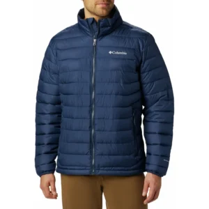 COLUMBIA POWDER LITE CASACA PARA HOMBRE | X-Large | Navy Blue School Uniform