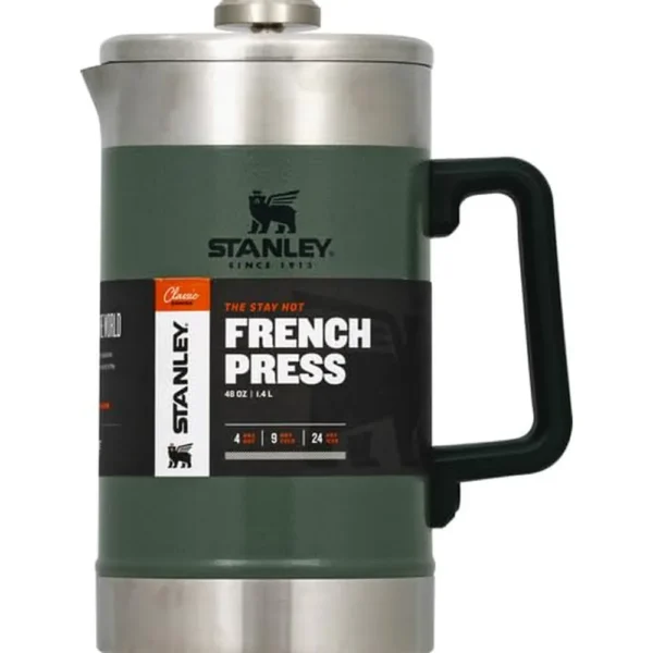 STANLEY CAFETERA FRENCH PRESS CLASSIC STAY-HOT 48 OZ / 1.42 L | GREEN