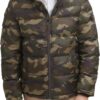 TOMMY HILFIGER CASACA DE PLUMÓN PARA HOMBRE | XL | Olive Camouflage