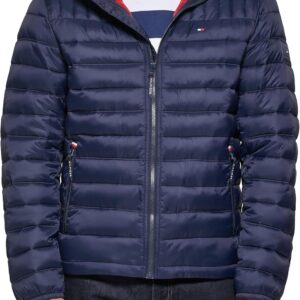 b07xvyp3ch_0.jpeg TOMMY HILFIGER CASACA ULTRA LOFT PARA HOMBRE | M | Midnight