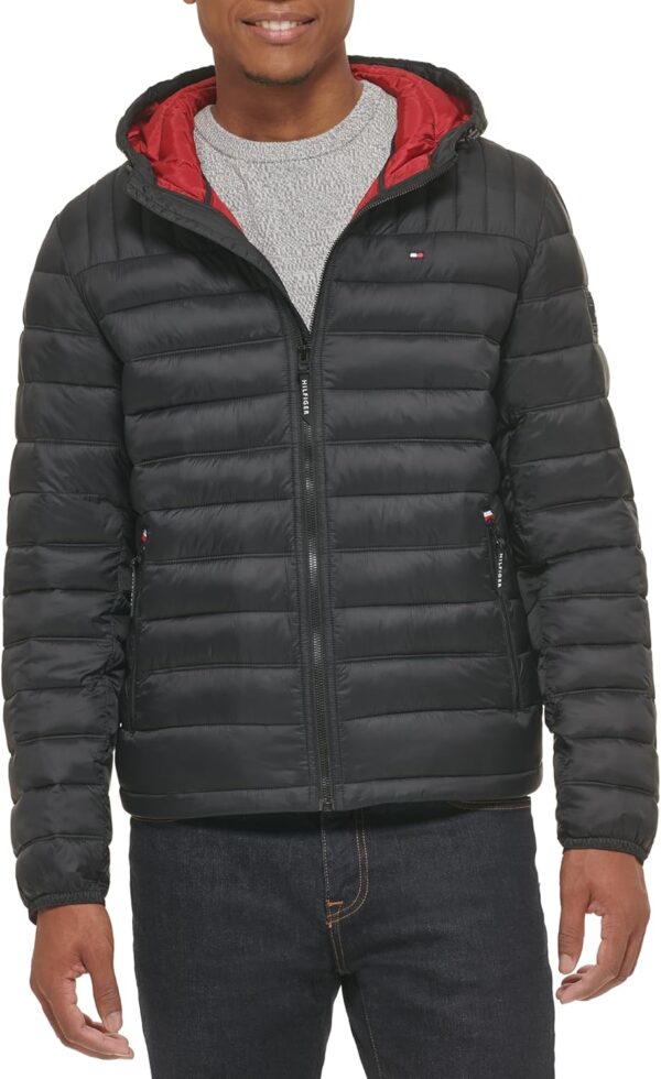 TOMMY HILFIGER CASACA ULTRA LOFT PARA HOMBRE | XL | Black