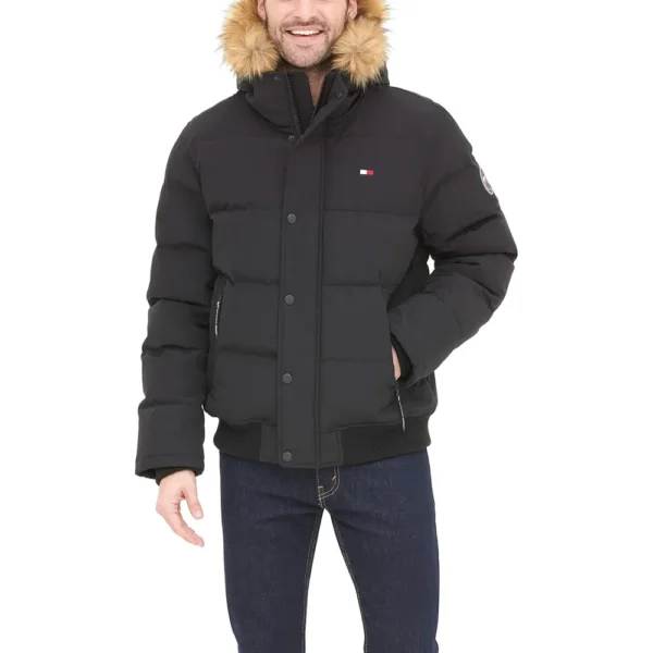 TOMMY HILFIGER CASACA DE ESMÓQUEL PARA HOMBRE | XS | Black