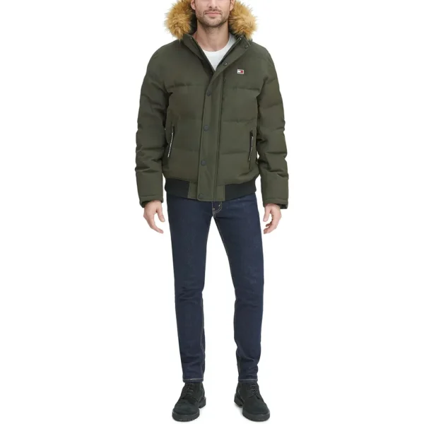TOMMY HILFIGER CASACA DE ESMÓQUEL PARA HOMBRE | XL | Dark Forest