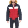 TOMMY HILFIGER CASACA DE ESMÓQUEL PARA HOMBRE | XL | Navy Blue/White/Red