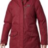 CASACA COLUMBIA SUTTLE MOUNTAIN LONG INSULATED MUJER | S | Marsala Red