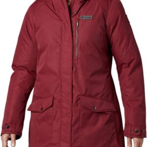 CASACA COLUMBIA SUTTLE MOUNTAIN LONG INSULATED MUJER | S | Marsala Red