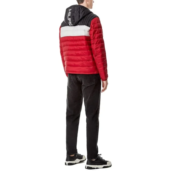 b08c7ycdb2_1_webp.webp TOMMY HILFIGER CASACA ULTRA LOFT PARA HOMBRE | XL | Black/Ice/Red Color Block