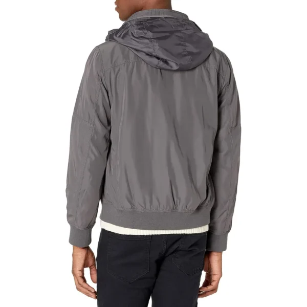 TOMMY HILFIGER CASACA BOMBER PARA HOMBRE | L | Iron Grey Without Filler.