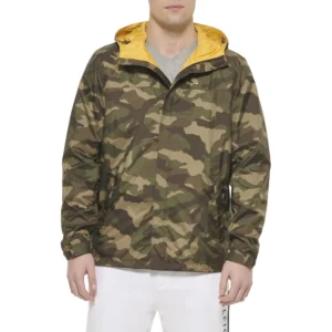 TOMMY HILFIGER CASACA TRANSPIRABLE PARA HOMBRE | M | Camouflage