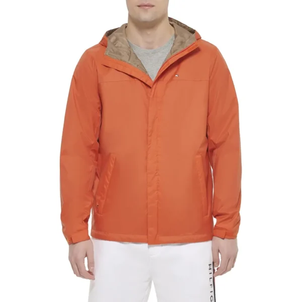 b08k3mssst_0_webp.webp TOMMY HILFIGER CASACA TRANSPIRABLE PARA HOMBRE | S | Orange