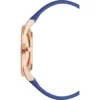 Nine West NW/1995SVBK reloj elegante con correa | 36 mm - Azul marino/Rosa dorado
