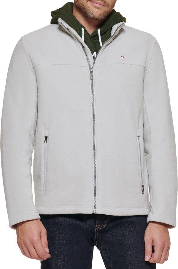 TOMMY HILFIGER CASACA CLÁSICA DE VELLÓN PARA HOMBRE | S | Colored Ice