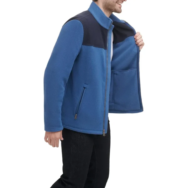 b08z6kqmk3_2_webp.webp TOMMY HILFIGER CASACA CLÁSICA DE VELLÓN PARA HOMBRE | XL | Navy Blue/Royal Blue
