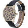Nine West NW/1995SVBK reloj elegante con correa | 36 mm - Negro/Oro