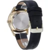 Nine West NW/1995SVBK reloj elegante con correa | 36 mm - Negro/Oro