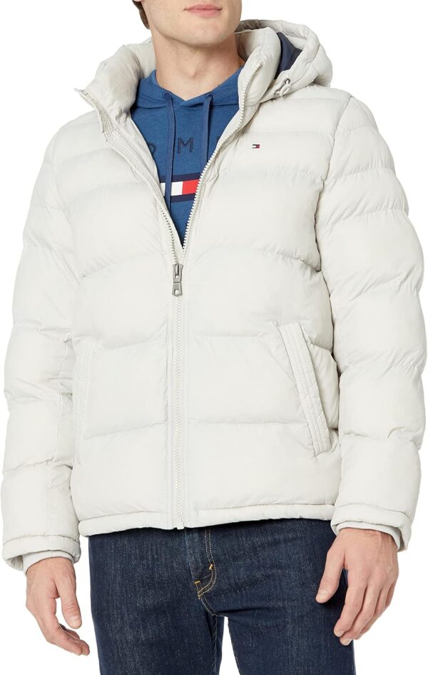 TOMMY HILFIGER CASACA DE PLUMÓN PARA HOMBRE | XL | Ice (New Ice)