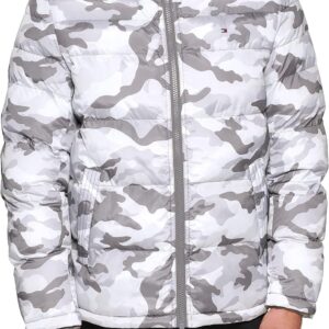 b0979v8t3t_0.jpeg TOMMY HILFIGER CASACA DE PLUMÓN PARA HOMBRE | L | White Camouflage