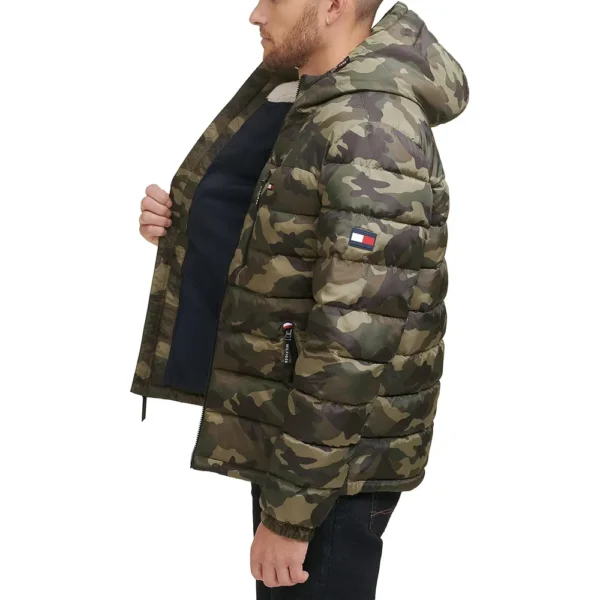 TOMMY HILFIGER CASACA ACOLCHADA PARA HOMBRE | M | Camouflage Technology