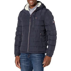 TOMMY HILFIGER CASACA ACOLCHADA PARA HOMBRE | M | Midnight Technology