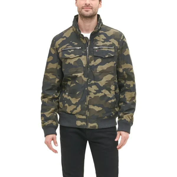 TOMMY HILFIGER CASACA BOMBER PARA HOMBRE | S | Camouflage