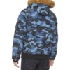 TOMMY HILFIGER CASACA DE ESMÓQUEL PARA HOMBRE | XL | Blue Camouflage