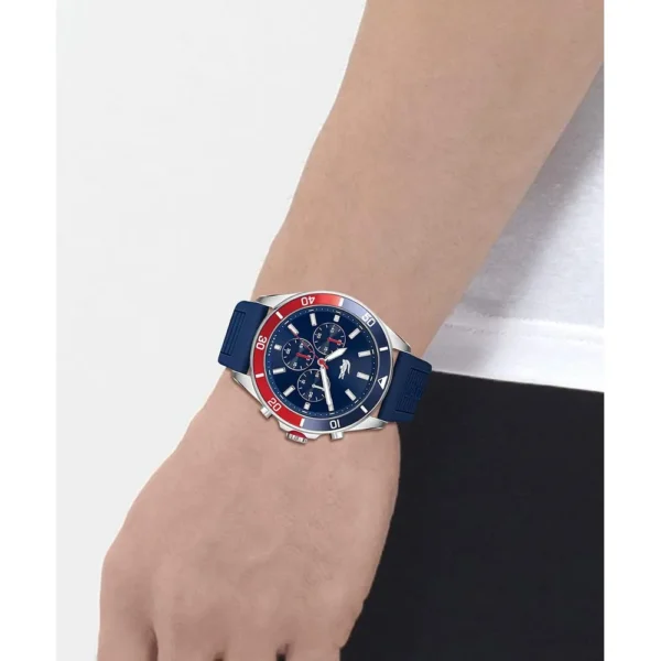 RELOJ LACOSTE TIEBREAKER CRONÓGRAFO HOMBRE - BLUE/RED