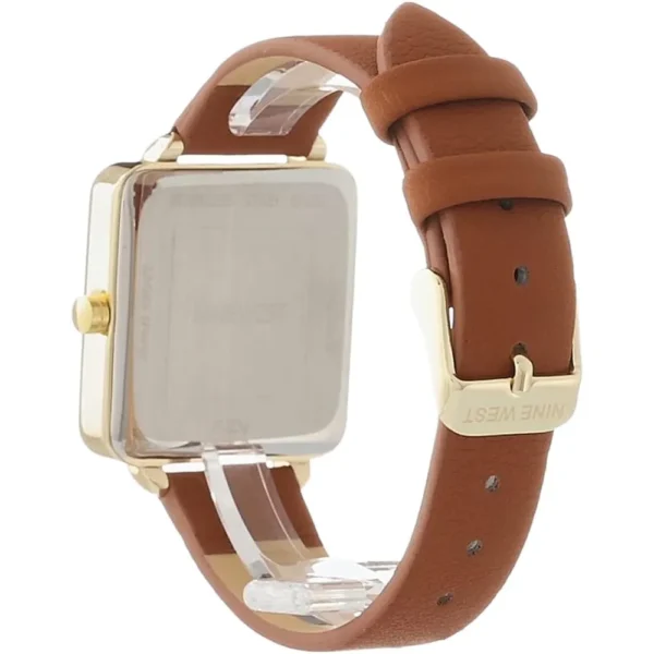 Nine West NW/2670GPWT reloj para dama con correa elegante | 31 mm - Marrón/Oro