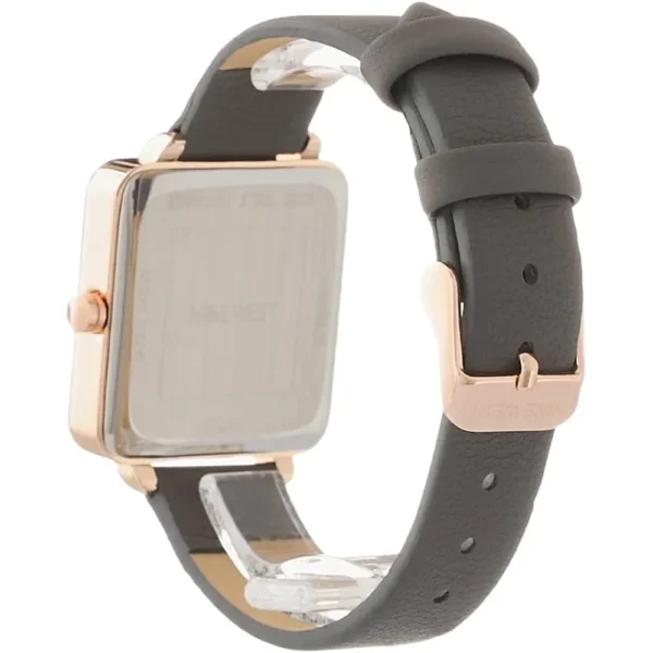 Nine West NW/2670GPWT reloj para dama con correa elegante | 31 mm - Gris/Oro rosa