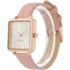 Nine West NW/2670GPWT reloj para dama con correa elegante | 31 mm - Rosado/Oro rosa
