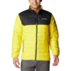 COLUMBIA POWDER LITE CASACA PARA HOMBRE | X-Large | Lime Green Laser, Black