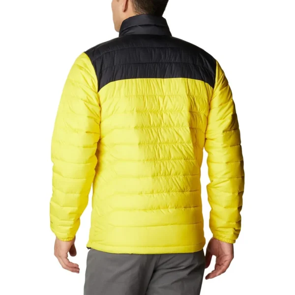 COLUMBIA POWDER LITE CASACA PARA HOMBRE | X-Large | Lime Green Laser, Black