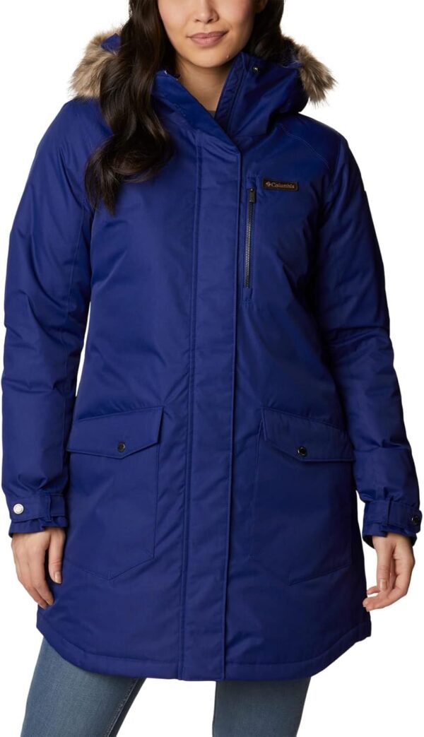 CASACA COLUMBIA SUTTLE MOUNTAIN LONG INSULATED MUJER | S | Dark Sapphire